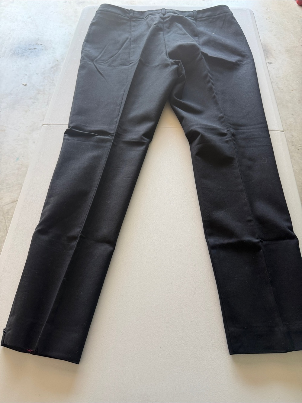 Worthington Black Women's Dress Pants - Classic Waistband Detail, Size 12 - Picture 2 of 5